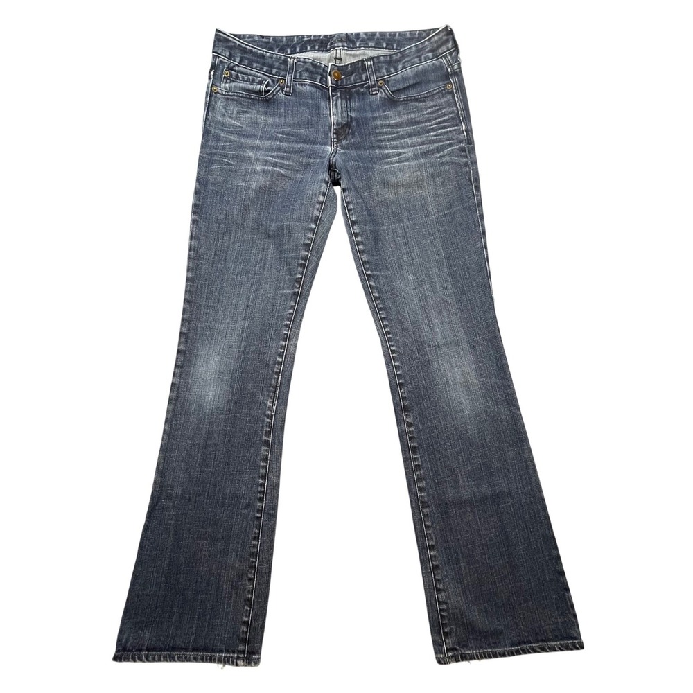 Express Blue Jeans Bootcut Low Rise Stretch Denim Womens Size 10L